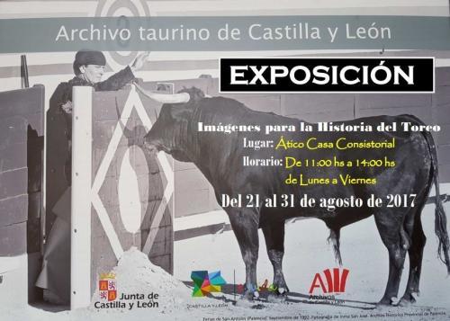 exposición taurina foto, cartel