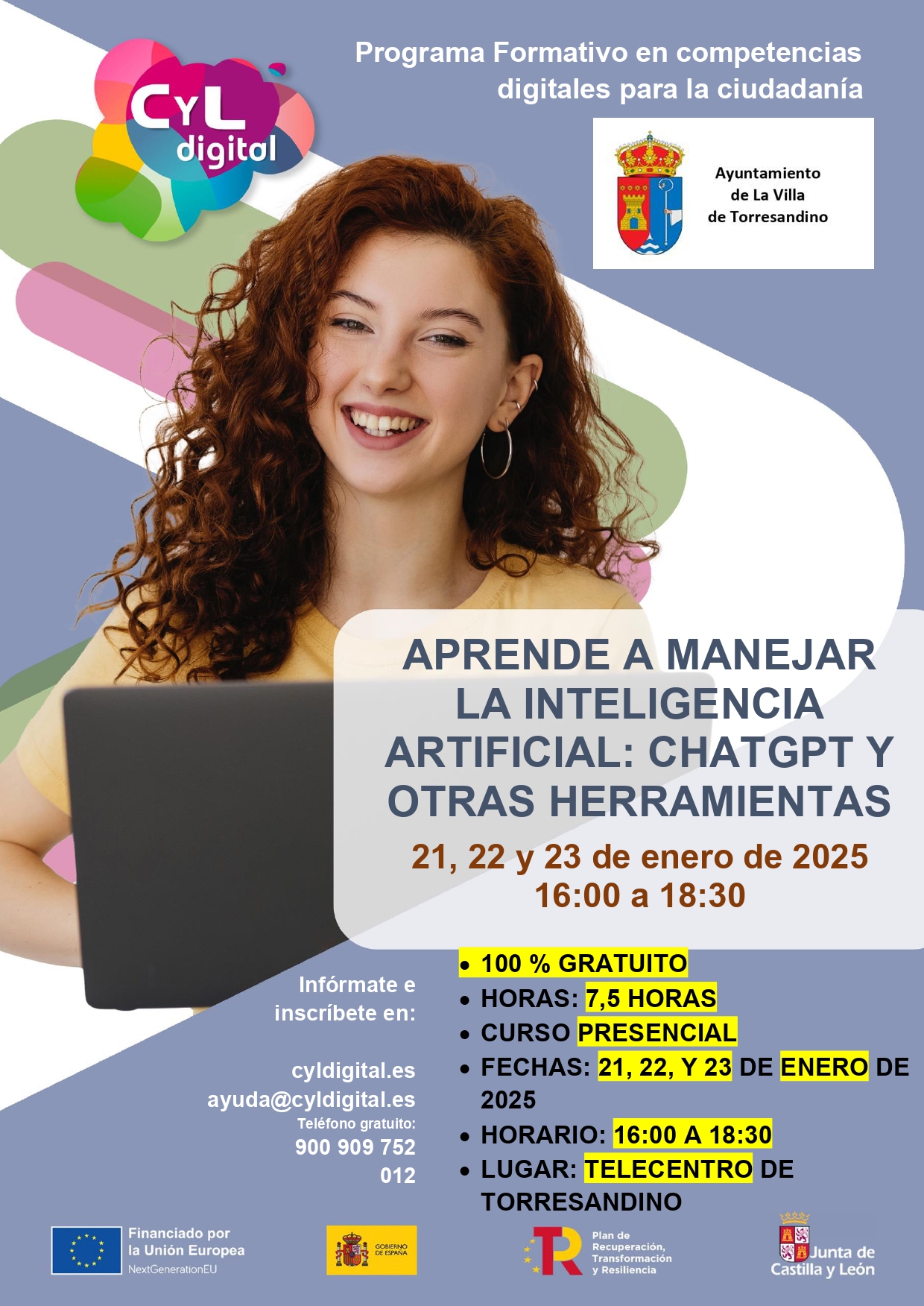 Curso Cyldigital "Aprende a manejar la IA: Chatgpt y otras herramientas"