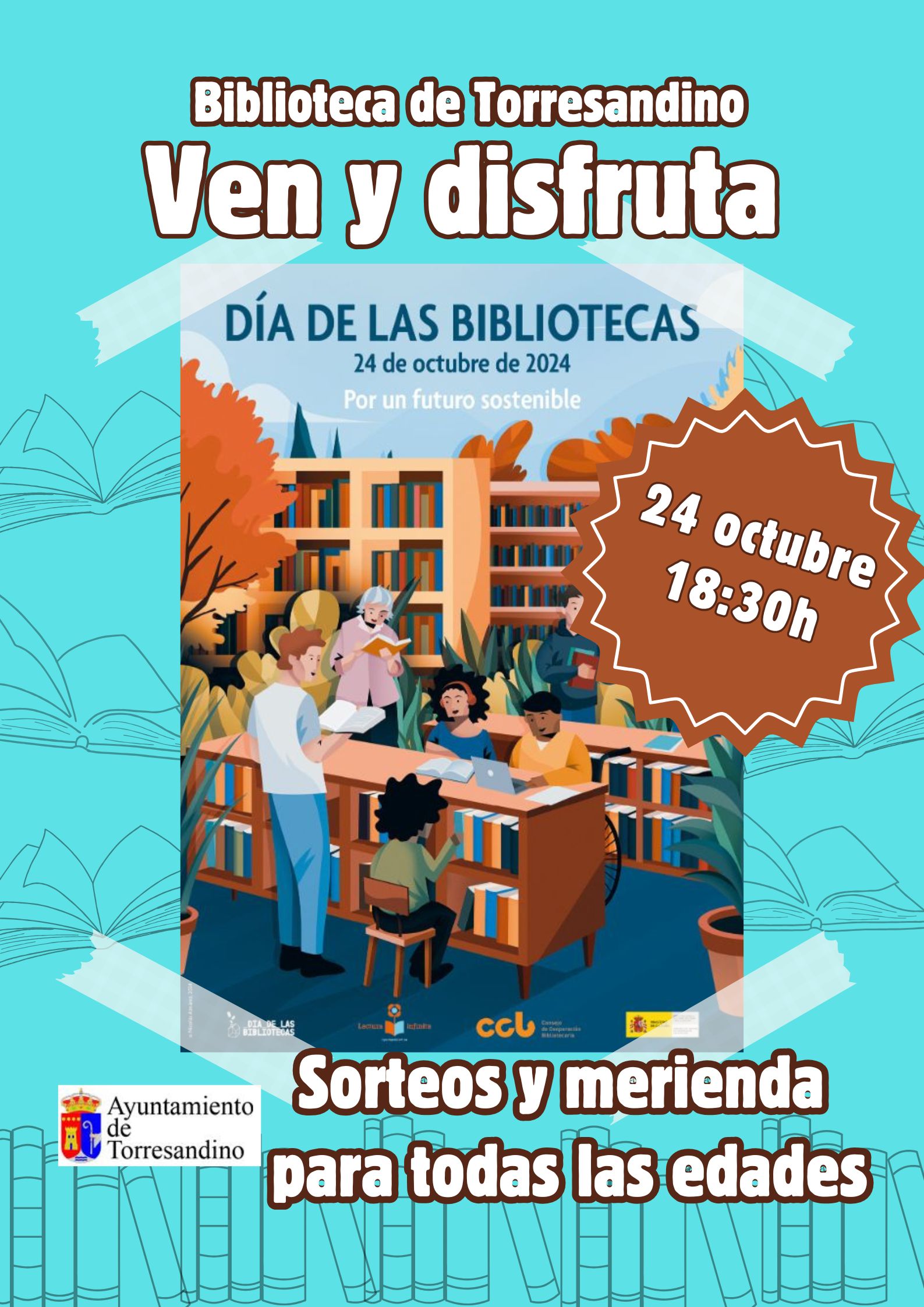 Cartel día de las bibliotecas