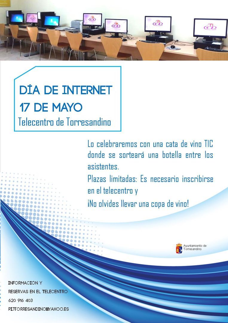 cartel día de internet
