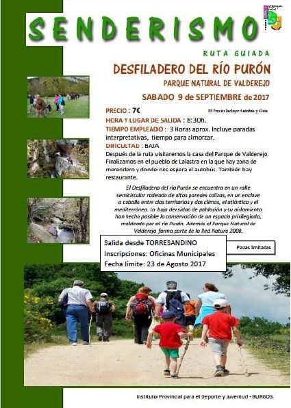 Cartel completo rio Purón