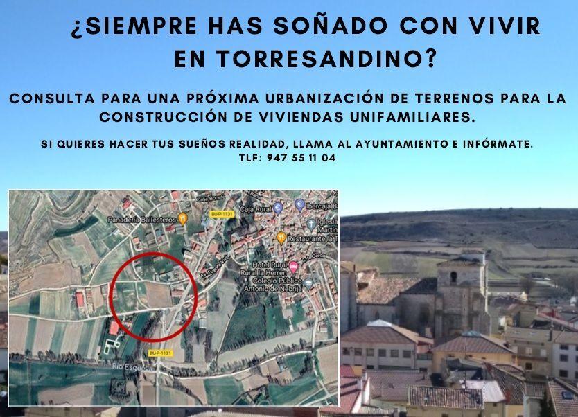 cartel informativo viviendas unifamiliares