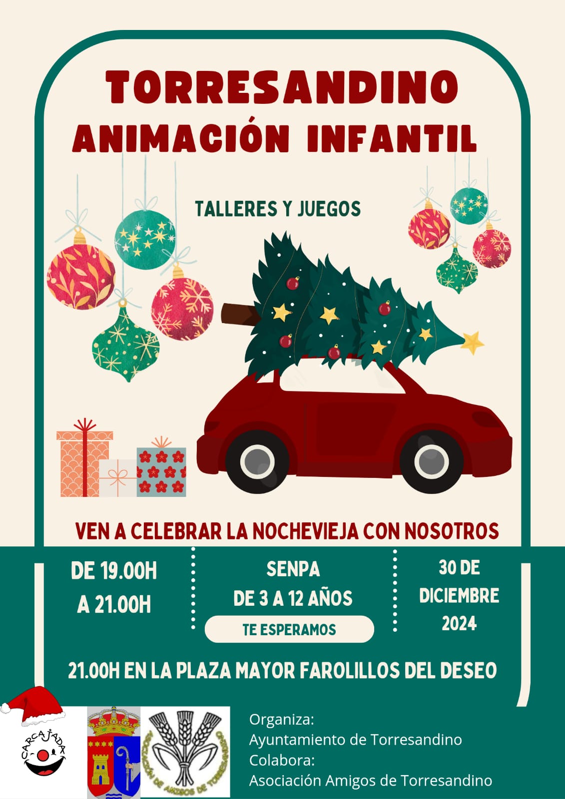cartel nochevieja infantil 2024